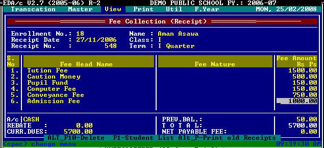 Information  on EDAccounting