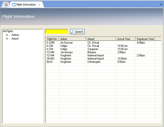 Guest Flight Information